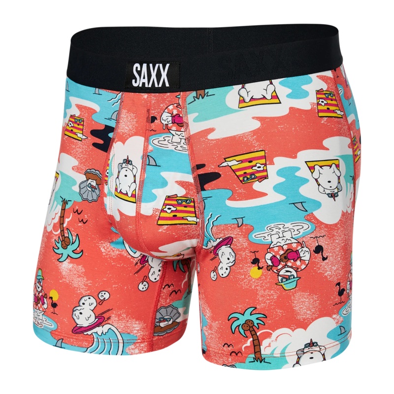 ULTRA Soft BB Fly Boxer Brief|Small|Medium|Large|XL|Alpine Crest|Snow Days-Hot Coral