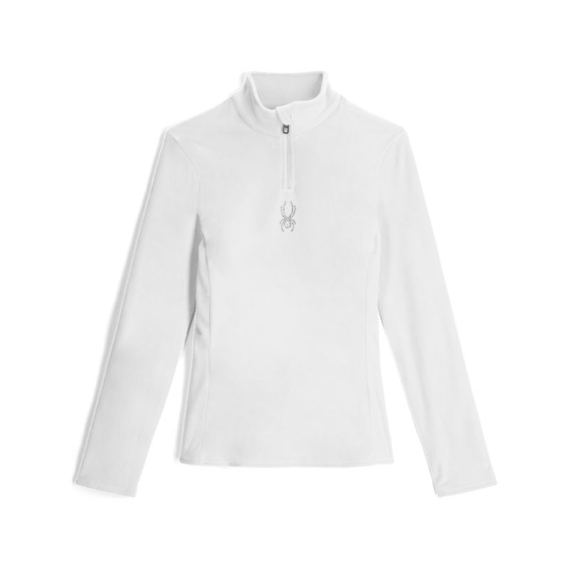 Spyder W Shimmer Bug 1/2 Zip|WHT|CRH|ACI|M