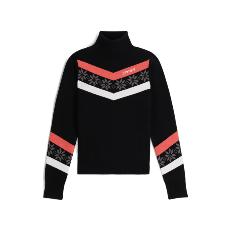 Spyder W Stellar Ski Sweater|BLK|SLB|M