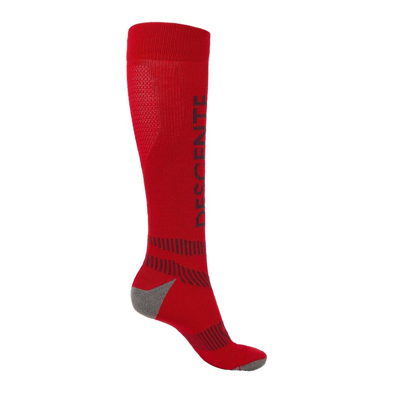 Descente Arch Spiral Sox|actus green|electric red|Grey|7/8