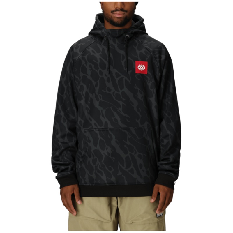 686 M Bonded Fleece Hoody|BLACK FRACTURE PRINT|LIMESTONE HEMISPHERE PRINT|MOSS GREEN|SAGE COLORBLOCK|L