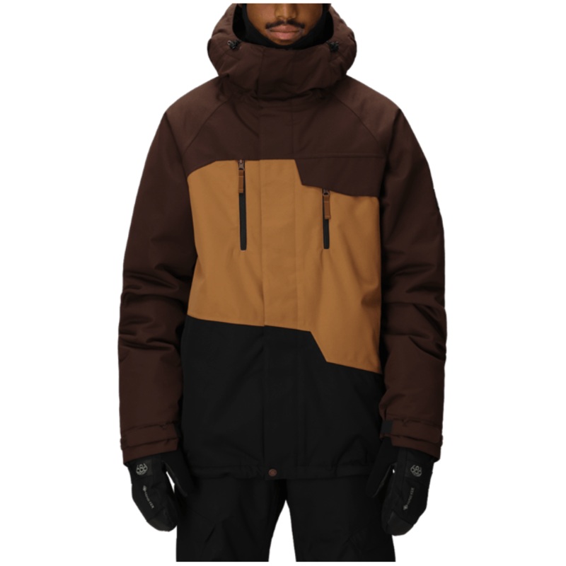 686 M Geo Insulated Jacket|BLACK HEMISPHERE|COFFEE COLORBLOCK|DUSTY MARINE COLORBLOCK|LIMESTONE COLORBLOCK|MOSS GREEN COLORBLOCK|YELLOW GOLD COLORBLOCK|L