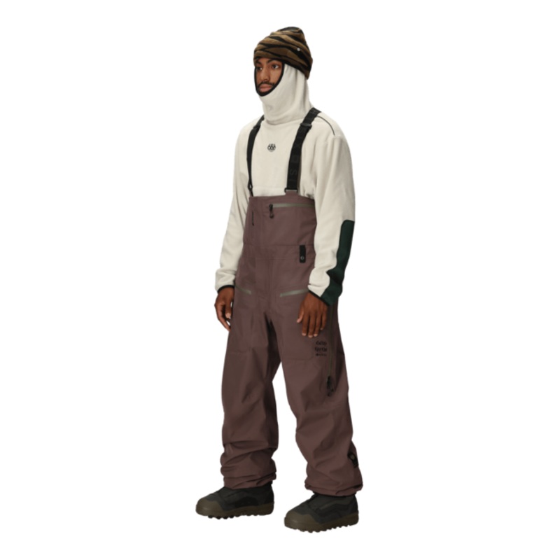 686 M Gore-Tex 3L ATV Bib|BLACK|PEPPERCORN|L