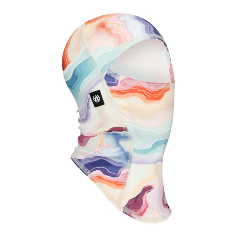 686 Youth Bolt Balaclava|BOREALIS GREEN COLORBLOCK|SEDIMENTARY PRINT|O/S
