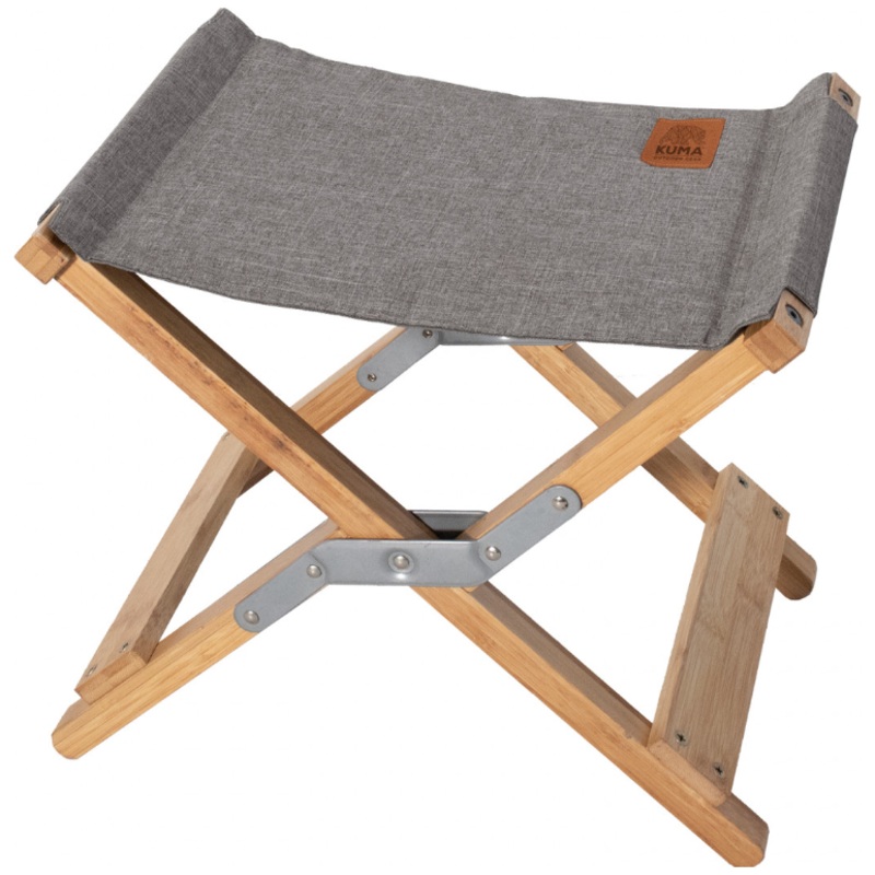Kuma Yoho Bamboo Stool|Heather Grey