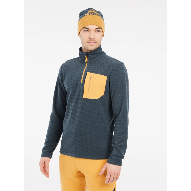 CARE 1/4 zip active top 24/25|Yale Blue|Small|Medium|Large|XL|XXL