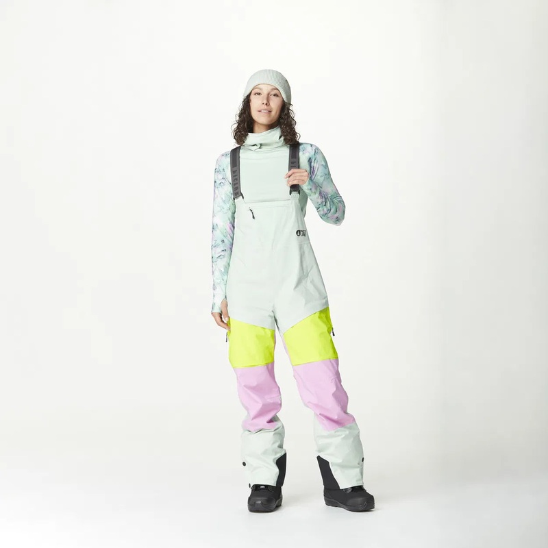 Elwy Pant Bib 24/25|XSmall|Small|Medium|Large|XLarge|Silt green orchid acid