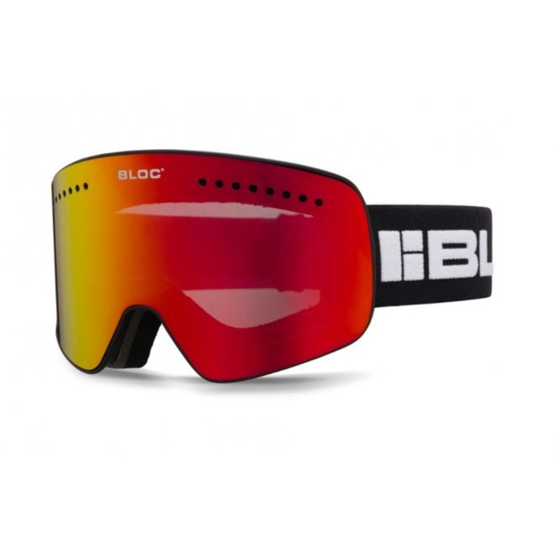 FIFTY-FIVE GOGGLE 24/25|Matt Black/Red Mirror/Orange Revo Blue