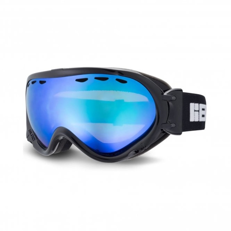 SPIRIT 3 OTG GOGGLE|Shiny Black/Orange Blue|Matt Black/Red Mirror