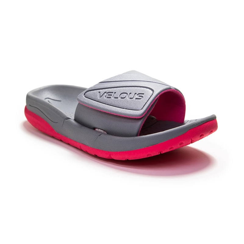 Active Adjustable Slide|Black|Grey/Pink|UK 4 (EU 38)|UK 5 (EU 39)|UK 6 (EU 40)|UK7 (EU 41)|UK8 (EU 42)|UK9 (EU 43)|UK10 (EU 44)|UK11 (EU 45)|UK12 (EU 46)