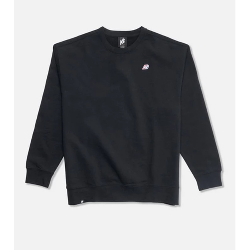 K2 Embroidered Crewneck|Heather Grey|Black|S|M|L|XL|XXL
