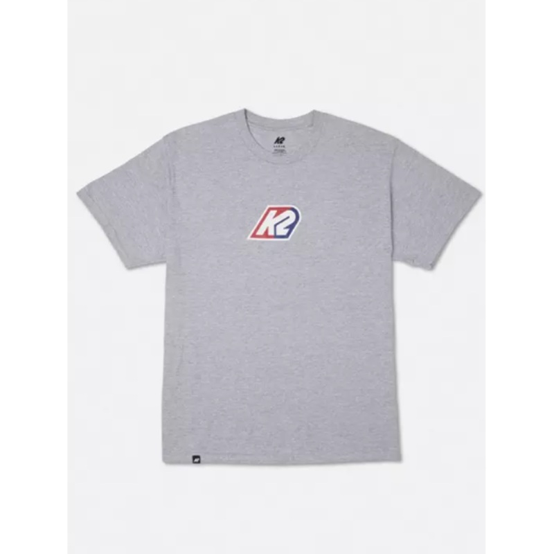 K2 Heritage T-Shirt|Heather Grey|Black|S|M|L|XL|XXL