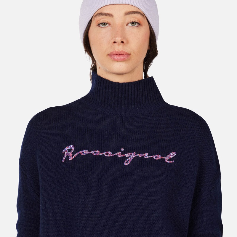W Signature Sweater 25/26|Dark Navy|Small|Medium|Large|XL