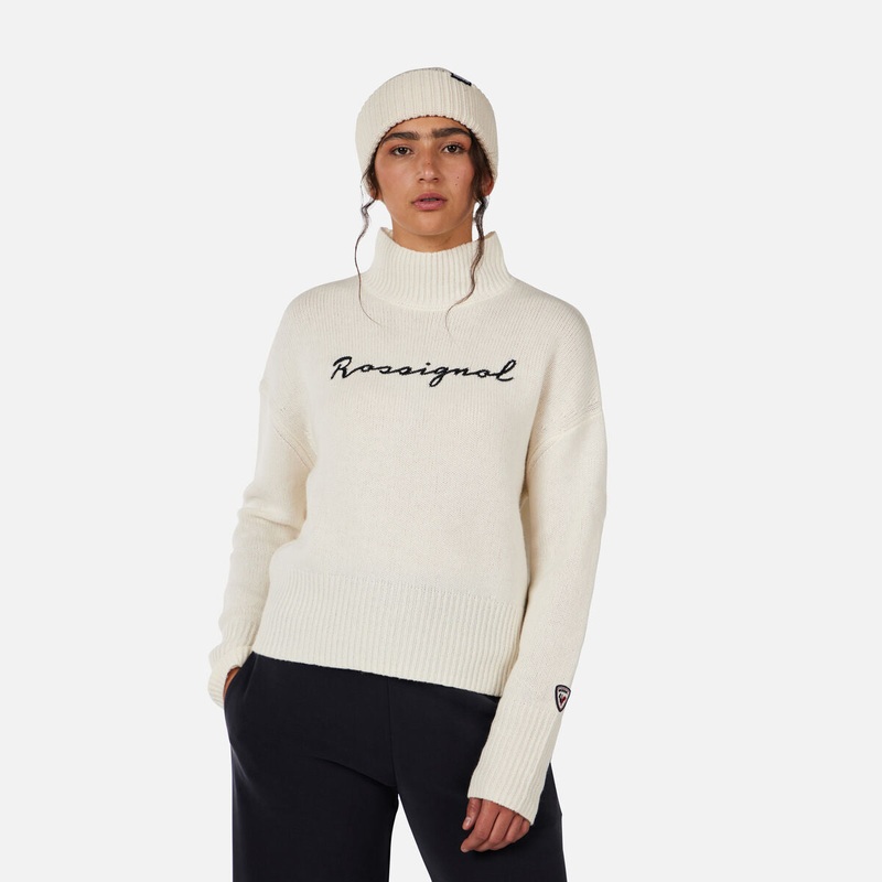 W Signature Sweater 25/26|Nature White|Medium|Large|XL