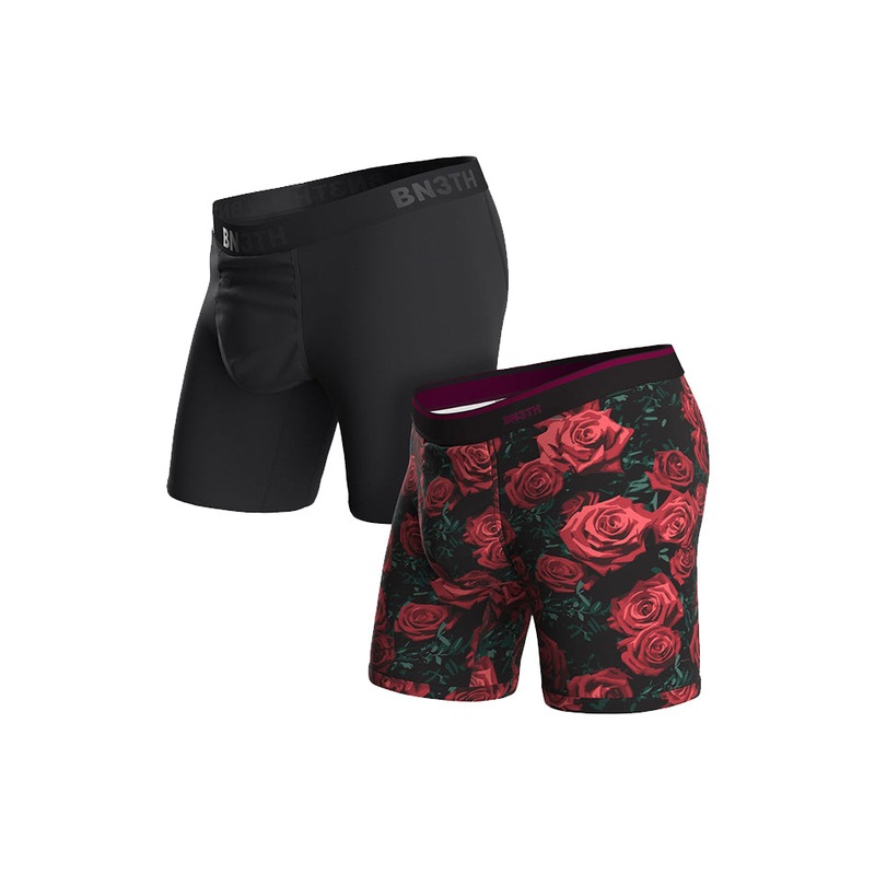 CLASSIC BOXER BRIEF 2PACK|black/a dozen roses|pine/covert camo|black/tropical|XS|S|M|L|xxs|XL
