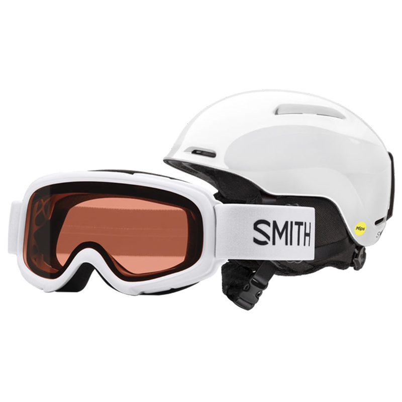 GLIDE JR MIPS/GAMBLR COMBO|white|black|lava|S