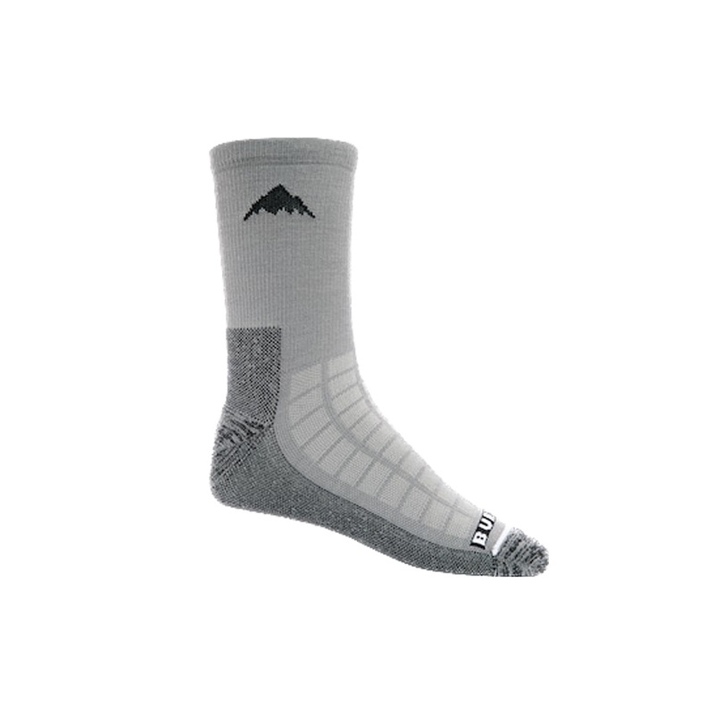 LIGHTWEIGHT CREW SOCKS|true black|gray heather|XS|S|M|L