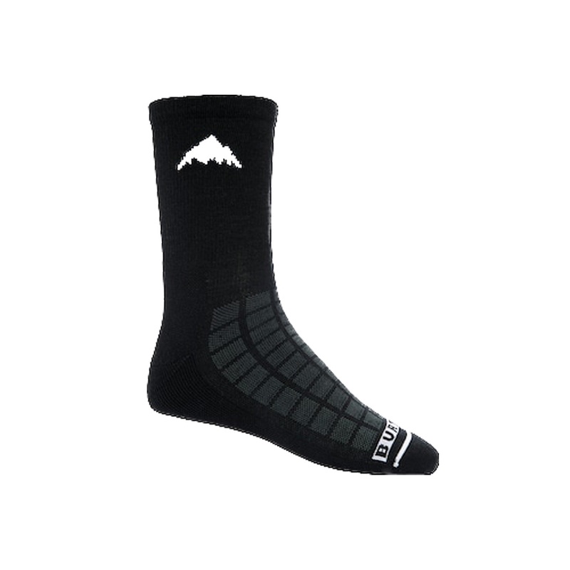 LIGHTWEIGHT CREW SOCKS|true black|gray heather|XS|S|M|L
