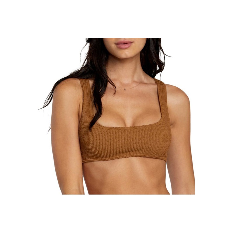 GROOVES TEXTURE BRALETTE TOP|sienna|pink|paisley|S|M|L|XL