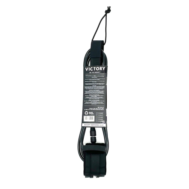 VICTORY – Surf Leash PRO 9′ – Matte Black