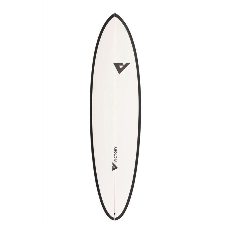 Victory Surfboards – Midlength – Epoxy – Futures – Matt Black / White