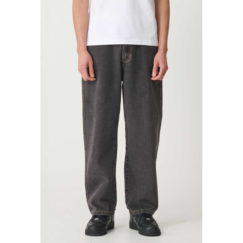 X-Large 91 Bull Denim Pants – Washed Black