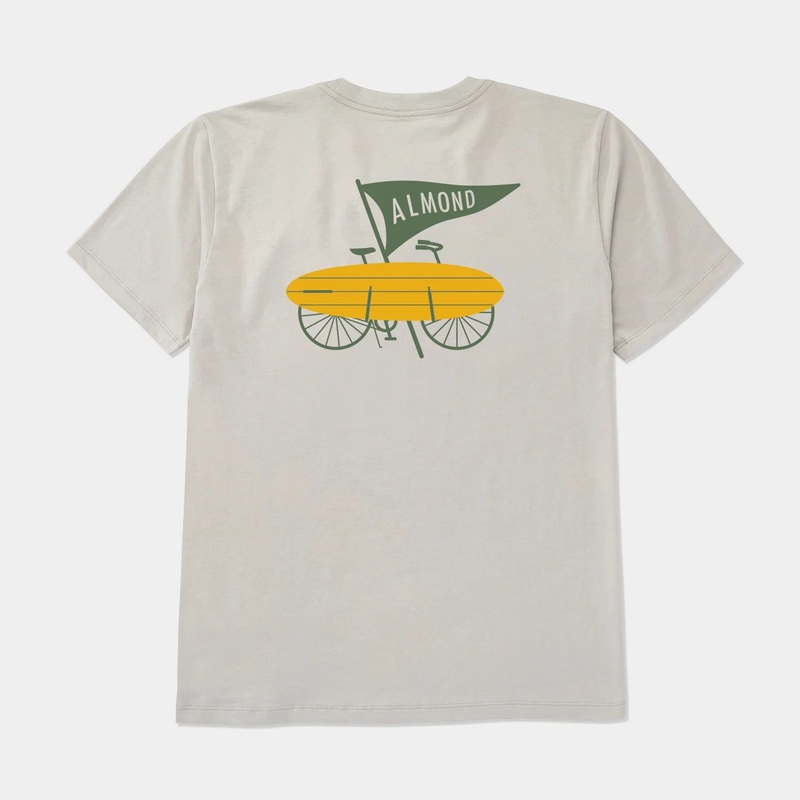 ALMOND Surfboards – Cruiser Tee – Natural