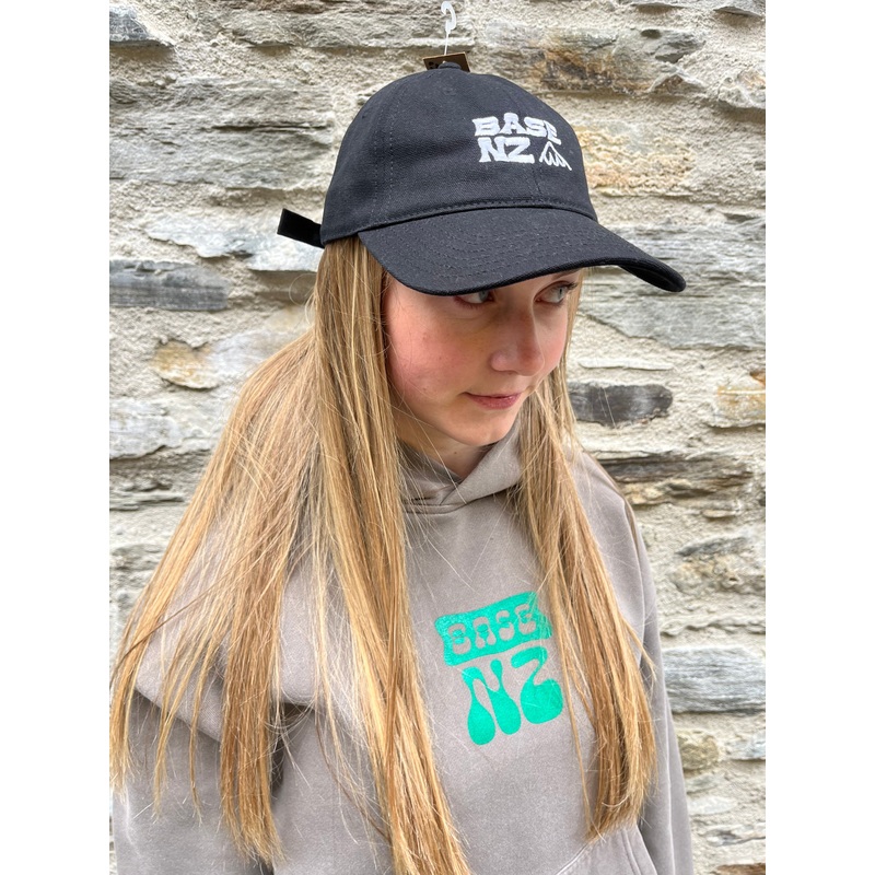 BaseNZ Rad Dad Canvas Cap|Mushroom / Base Blue|Black / Snow