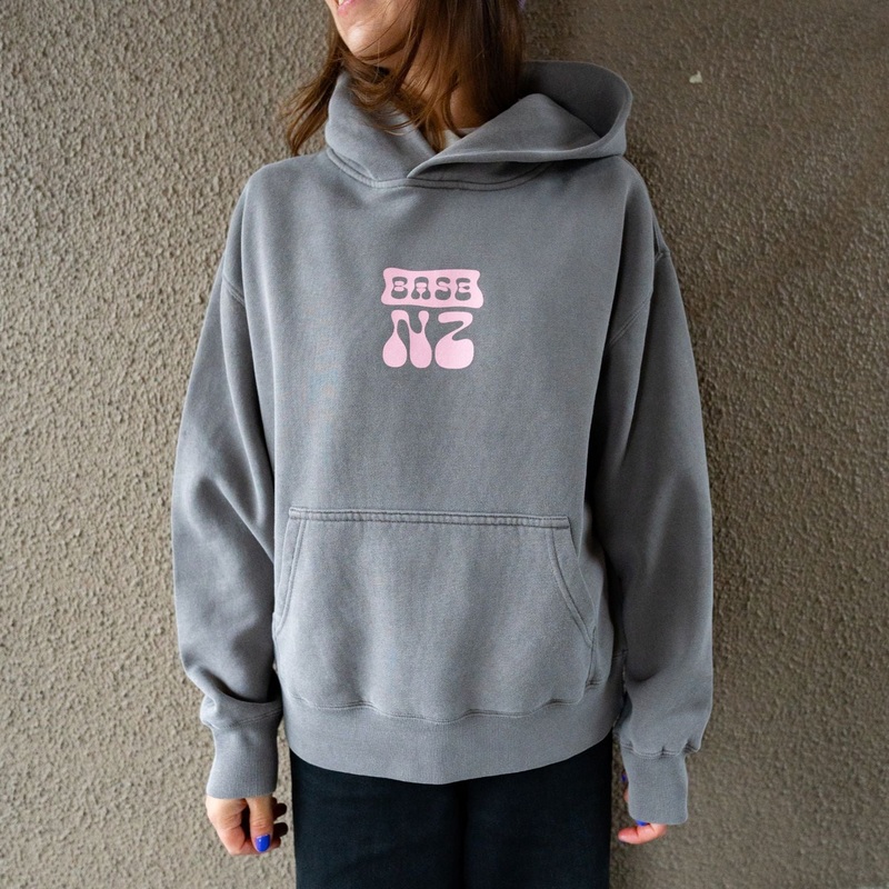 BaseNZ Womens Logo Relax Hoodie