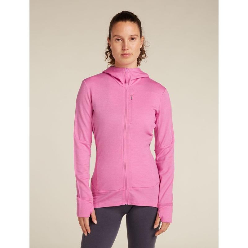 Icebreaker Womens Merino 260 Quantum Long Sleeve Zip Hoodie