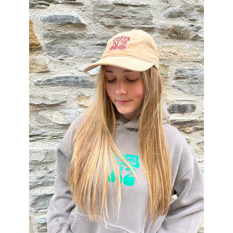 BaseNZ Rad Dad Cord Cap|Bone / Jade|Caramel / Chocolate