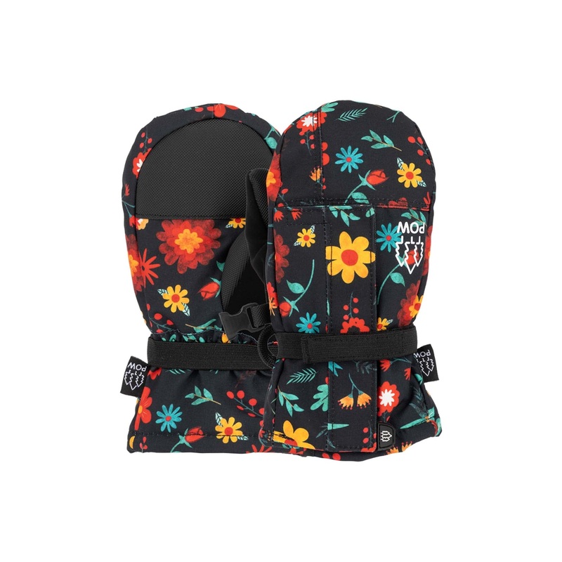 Pow MC Kids Mitt|Black|Floral|Space|2Y|3Y