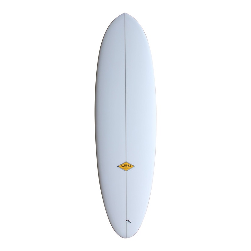 ALMOND Surfboards – Pleasant Pheasant 6’4 (PU) – Clear