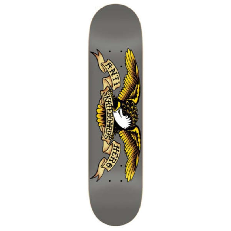 Anti Hero – Classic Eagle 8.25 Deck – Grey