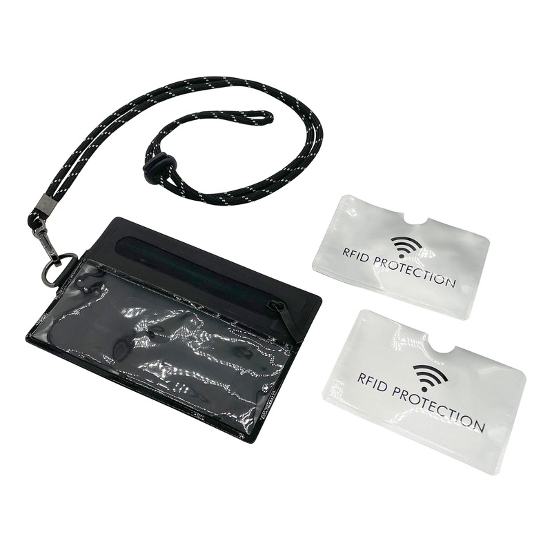 OUTDOOR SYSTEM – Pochette water-resistant translucide pour Cartes et Cls