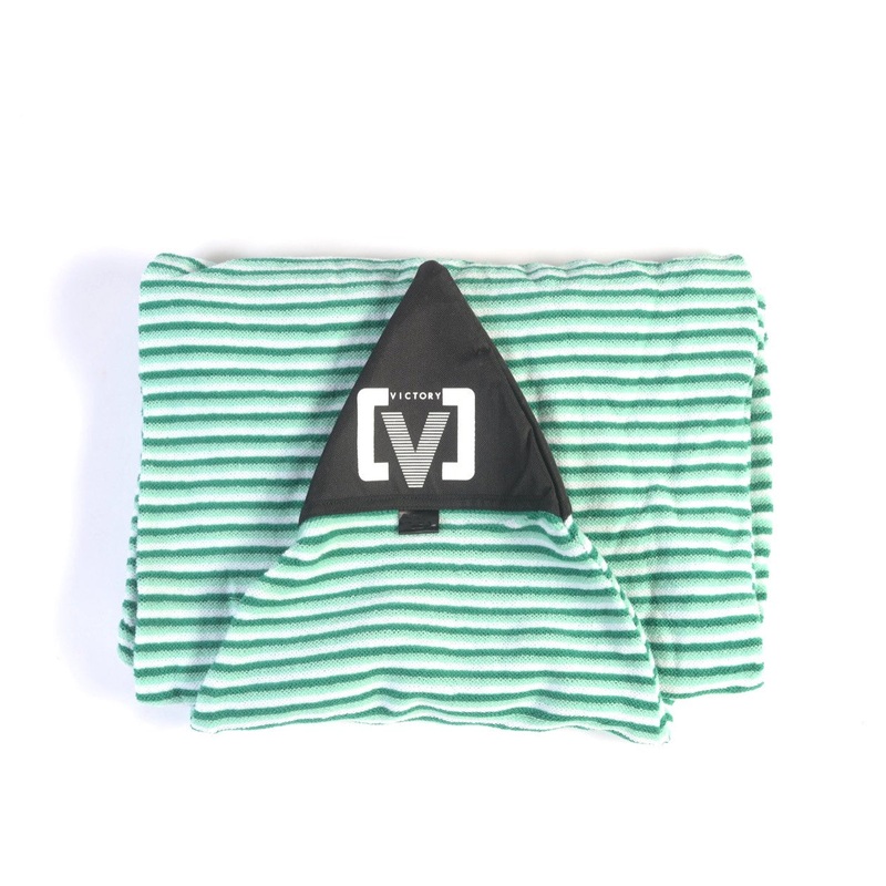 VICTORY – Housse Chaussette Surf – Shortboard – 6’10 – Dark Green / Light Green