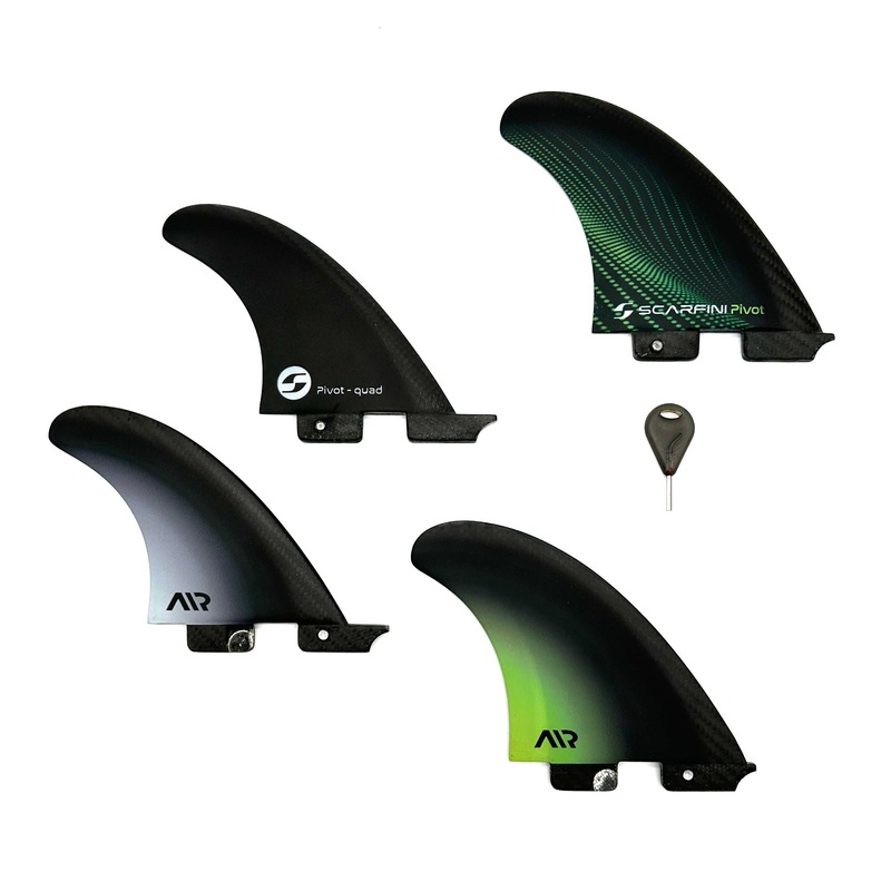 SCARFINI – FIVER – AIR-CARBON FIBERGLASS FIN (Medium) – Compatible FCS2