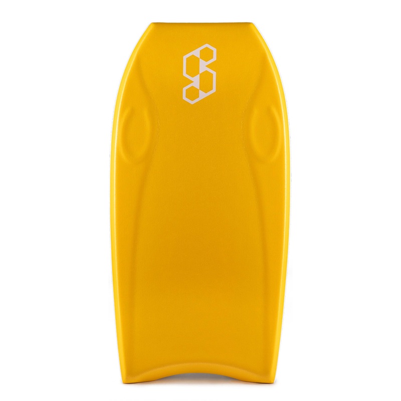 SCIENCE Bodyboard – Pocket Tech Crescent Tail (PE) – Tangerine / Dark Grey