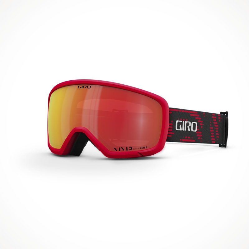 Ringo|Grey Wordmark + Vivid Onyx Lens|Red Reverb + Vivid Ember Lens