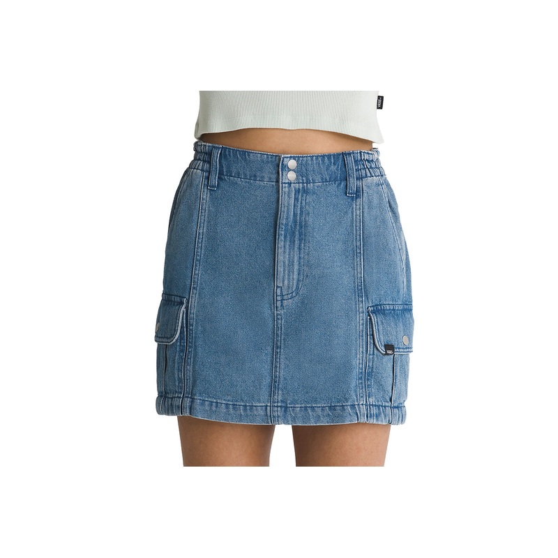 SIDEWALK DENIM SKIRT|stone wash|S|M|L