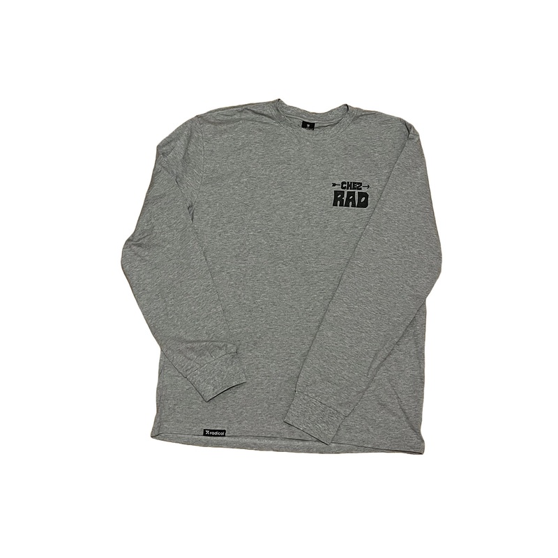 TOPPING WAVES LS T-SHIRT|heather grey|XS|S|M|L|XL