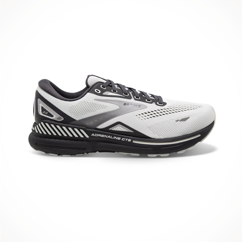 Adrenaline GTS 23  Men’s|Oyster/Ebony/Alloy|7|8|8.5|9|9.5|10|10.5|11|11.5|12|12.5|13|14|D|2E