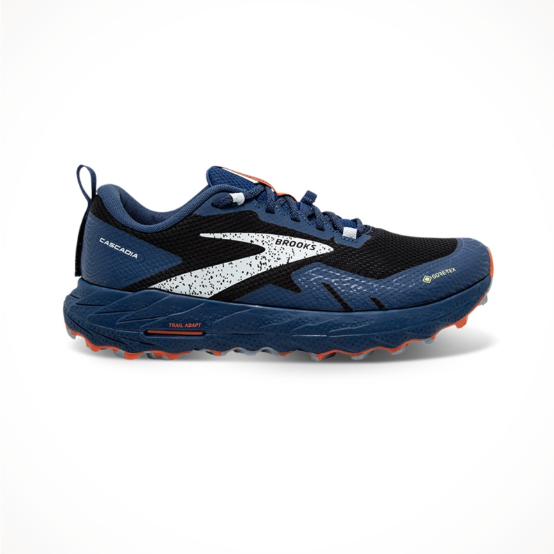 Cascadia 17 GTX  Men’s|Black/Blue/Firecracker|8.5|9|9.5|10|10.5|11|11.5|12|13|D