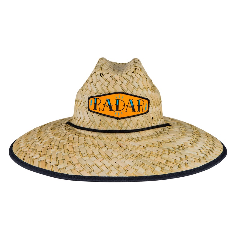 PADDLER’S SUN HAT|tan straw/collage nylon|O/S