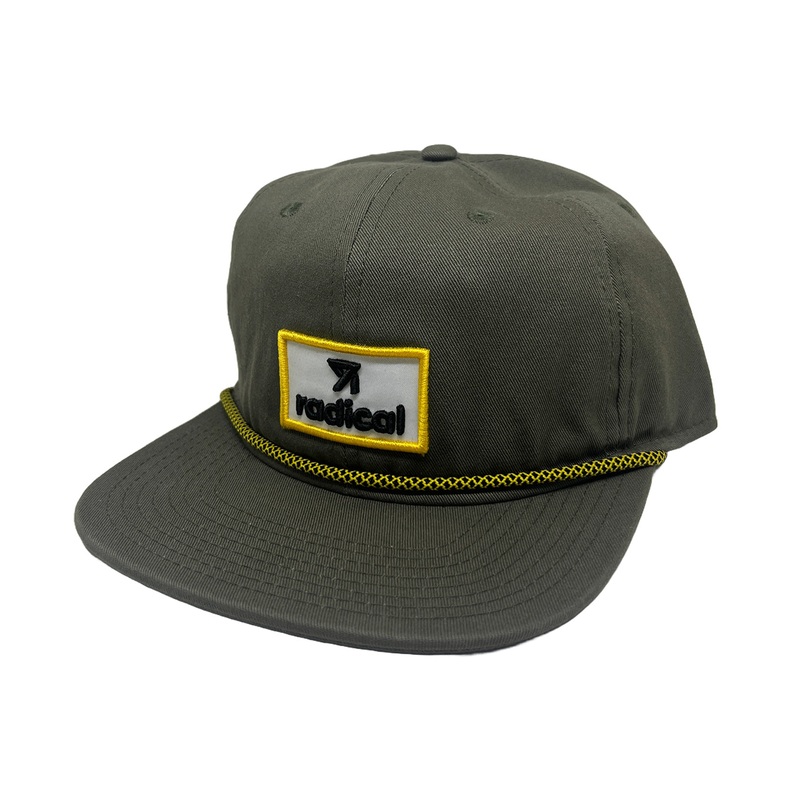 RAD HIGH CROWN PATCH CAP|BLACK|olive|khaki|slate|O/S