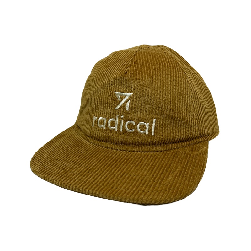 RAD LOW CROWN CORD CAP|white corduroy|Bronze Wide Wale Corduroy|Bone Wide Wale Corduroy|Emerald Wide Wale Corduroy|O/S