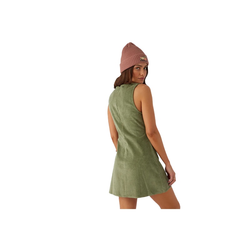 POPPY CORDUROY MINI DRESS|oil green|sierra|XS|S|M|L