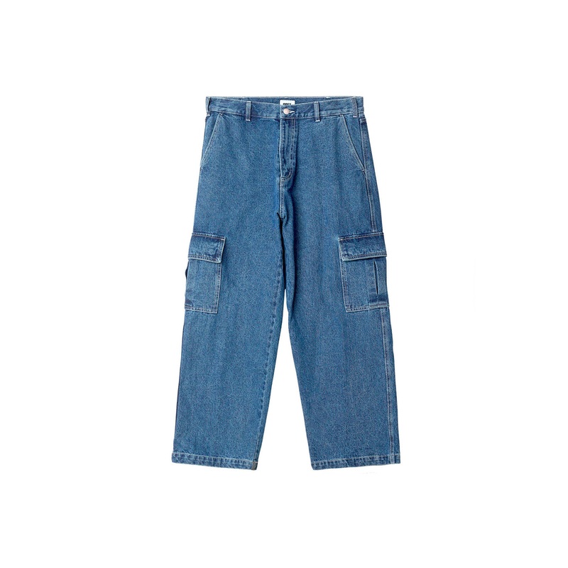 BIG WIG CARGO DENIM PANT|light indigo|32|30|34