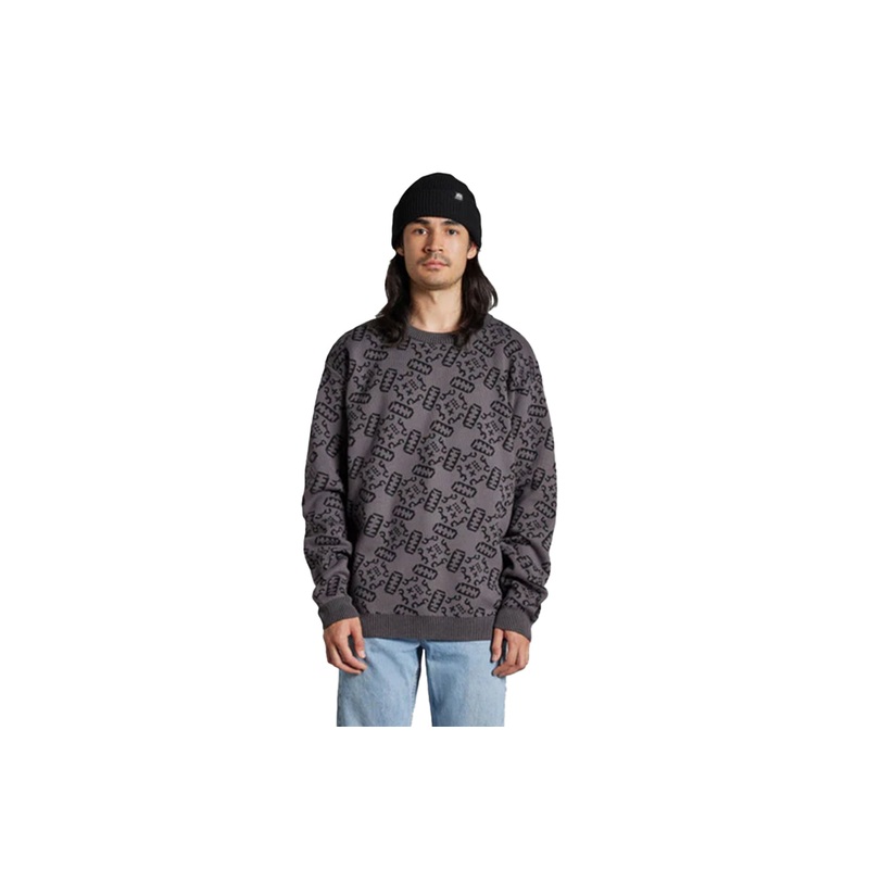JEFE SWEATER|natural|charcoal|S|M|L|XL|XXL