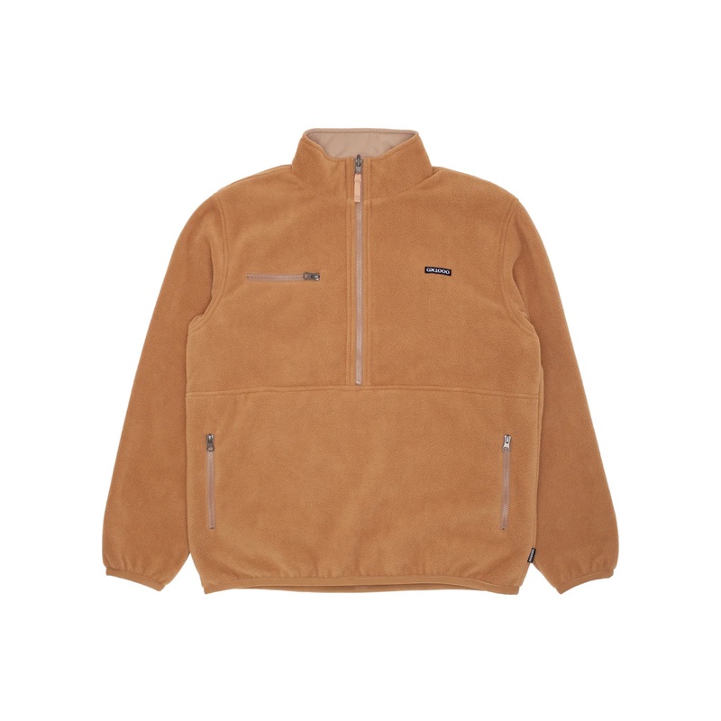 REVERSIBLE POLAR FLEECE|tan|M|L|XL